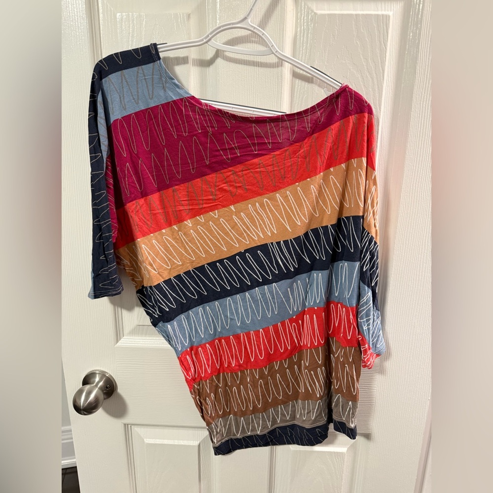 Colorful Striped Top - Picture 2 of 4